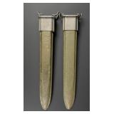 WW2 USN MK1 M1 Garand Bayonet Scabbards