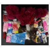 Group of Fly Fishing Fly Tying Supplies
