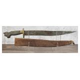 Spanish American War Mexican Scorpion Bowie Knife