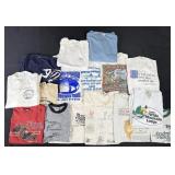 Group of Vintage Fishing T Shirts and Sweatshirt