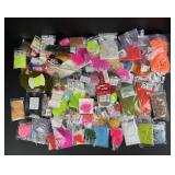 Group of Fly Fishing Fly Tying Supplies