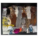 Group of Fly Fishing Fly Tying Supplies Hackle