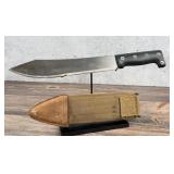 Bolo Machete Knife and Brauer Bros Sheath