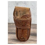 Tooled Leather Revolver Cowboy Colt Holster