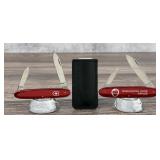 Victorinox Swiss Army Aluminum Pocket Knives