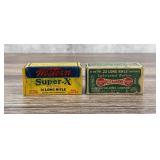 Group of Old .22 LR Ammo Dogbone Box