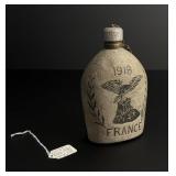 WW1 WWI 1918 First Division Trench Art Canteen