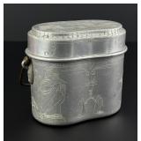 WW2 Italian POW Trench Art Mess Kit