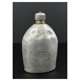 WW1 WWI Floyd M Morrow Trench Art Canteen