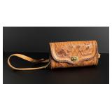 Vintage Cowgirl Tooled Leather Purse