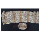 Antique Faux Fur Leopard Pattern Material