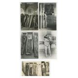 Group of Mummified Body RPPC Postcards