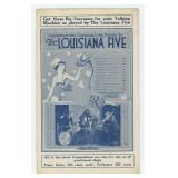 The Louisiana Five Jazz Promotional Postcard