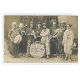 The Pumpkinville Silver Cornet Band RPPC Postcard