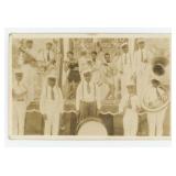 1937 Coles Brothers Black Circus Band Postcard