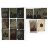 Group of Antique Tintype Photos