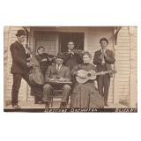 Detters Orchestra Musical Group RPPC Postcard