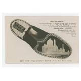 Taj Mahal Shoe Repair RPPC Postcard