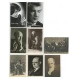 Composers Musicians RPPC Postcards