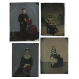 Civil War Era Whole Plate Tintype Photos