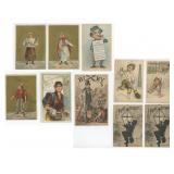 Group of Victorian Chimney Sweep Trade Cards