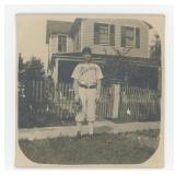 Early 20th Century Baseball Player RPPC Postcard