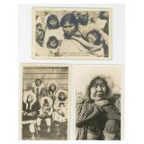 Alaskan Inuit Eskimo RPPC Postcards