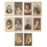 Women in Lace CDV Photos
