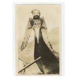 Indian Canoe Figurehead RPPC Postcard
