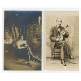 Occupational Violinist RPPC Postcards