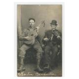 Occupational Musicians with Cigars RPPC Postcard