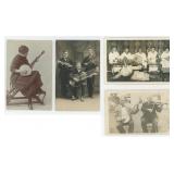 Occupational Musicians RPPC Postcards