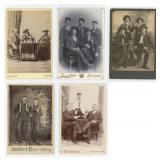 Collection of Cabinet Photos Drinking and Smoking