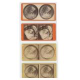 Caroline Brooks Butter Carving Stereoviews