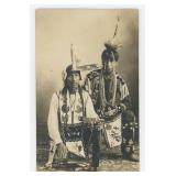 Chippewa Indian Warriors RPPC Postcard