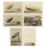 USS Los Angeles Dirigible Airship RPPC Postcards