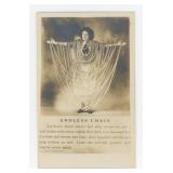 Endless Chain Whimsey Folk Art RPPC Postcard