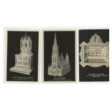 Century of Progress Miniature Models Postcards