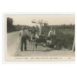Folk Art Sailboat Sellers RPPC Postcard