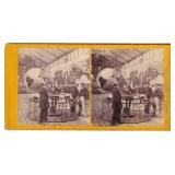 Centennial Exhibition Machinery Hall Stereoview