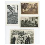 Horseshoes and Croquet RPPC Postcards
