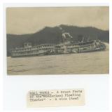 Wonderland Floating Theater RPPC Postcard