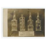 Daniel Rose Folk Art Whimsey Bottle RPPC Postcard