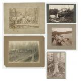 Logging Forester Woodsmen Cabinet Photos