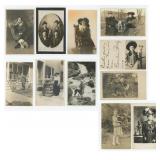 Collection of RPPC Postcards with Dogs