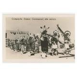 Comanche Dance Ceremonial RPPC Postcard