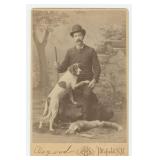 New Hampshire Fox Hunter with Dog Cabinet Photo