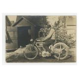 Excelsior Motorcycle RPPC Postcard