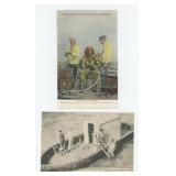 Hard Hat Deep Sea Diver Postcards