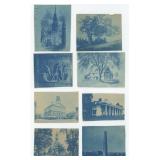 Group of Cyanotype Photos Landscapes and Landmarks